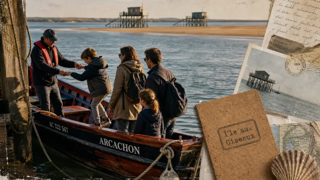 Pinasse d’Arcachon avec guide pour activités nautiques arcachon