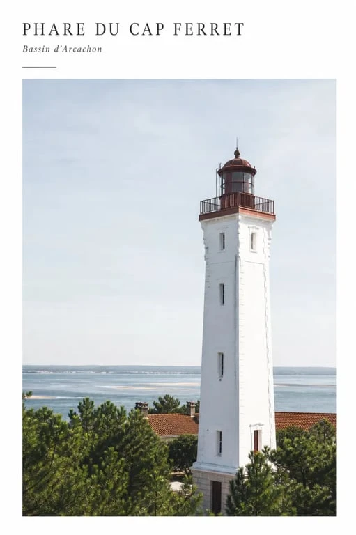 Phare arcachon au phare du Cap Ferret avec vue sur le Bassin d’Arcachon