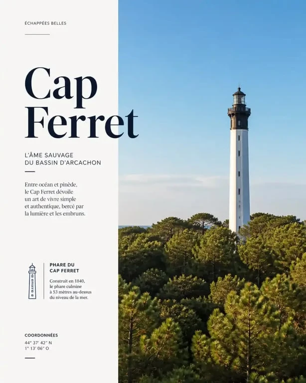 Le phare du Cap Ferret, incontournable pour visiter Cap Ferret