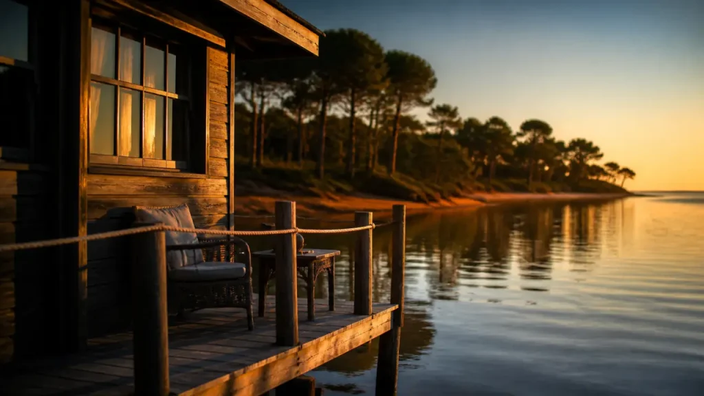 Cabane perchée sur pilotis pour une nuit insolite à Arcachon, au bord du Bassin
