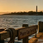 Phare arcachon : vue du Cap Ferret depuis le bassin d’Arcachon