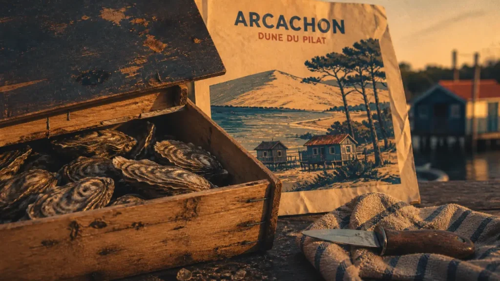 Que ramener d’Arcachon : huîtres fraîches et pin maritime
