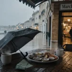 Que visiter à Arcachon quand il pleut : marché couvert sous la pluie