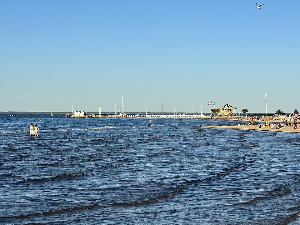 La plage Thiers, photographiée en septembre 2022.